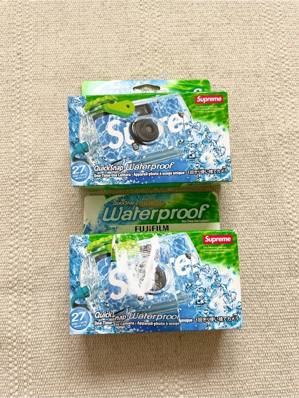 Supreme FujiFilm Waterproof Camera Blue SS24 Supreme New York 2024 2 In Box